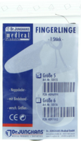 FINGERLING Nappaleder Gr.5 m.Bindeband - 1Stk