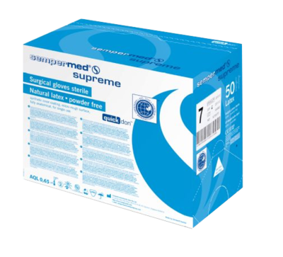 SEMPERMED Supreme OP-Handsch.steril puderfr.Gr.5,5 - 50X2Stk