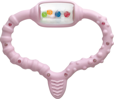 CURABABY Girl pink CBR Beißring - 1Stk