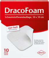 DRACOFOAM Schaumstoff Wundauflage 10x10 cm - 10Stk