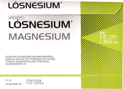 LÖSNESIUM Brausegranulat Btl. - 50Stk - Magnesium
