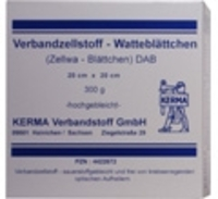 VERBANDZELLSTOFF WATTEBLÄTTCHEN hochgebl.20x20 cm - 300g
