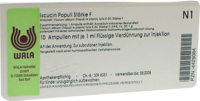 ISCUCIN populi Stärke F Ampullen - 10X1ml