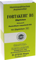 FORTAKEHL D 3 Zäpfchen - 10Stk