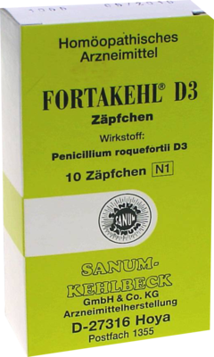 FORTAKEHL D 3 Zäpfchen - 10Stk