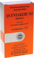 QUENTAKEHL D 3 Zäpfchen - 10Stk