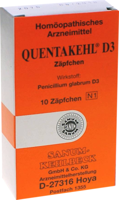 QUENTAKEHL D 3 Zäpfchen - 10Stk