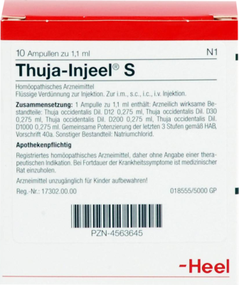 THUJA INJEEL S Ampullen - 10Stk