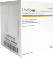 UNILIPON 600 Infusionslösungskonzentrat - 1X20Stk