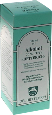 ALKOHOL 70% V/V Hetterich - 100ml - Madaus