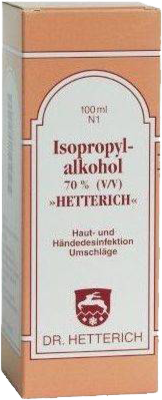 ISOPROPYLALKOHOL 70% V/V Hetterich - 100ml - Madaus