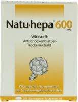 NATU HEPA 600 mg überzogene Tabletten - 20Stk