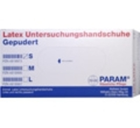 HANDSCHUHE Einmal Latex gepudert S - 100Stk