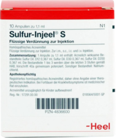 SULFUR INJEEL S Ampullen - 10Stk