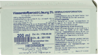 WASSERSTOFFPEROXID-Lösung 3% Standardzulassung - 200ml