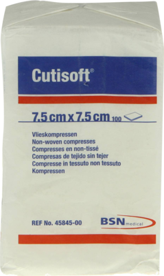CUTISOFT Vlieskompressen unsteril 7,5x7,5 cm - 100Stk