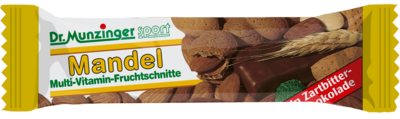 DR.MUNZINGER Fruchtschnitte Mandel schokoliert - 40g