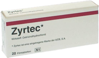 ZYRTEC 10 mg Filmtabletten - 20Stk - Allergien