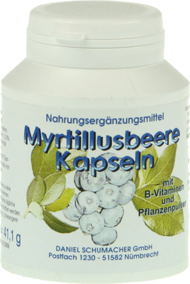MYRTILLUSBEERE Kapseln - 100Stk - Stärkung für das Gedächtnis