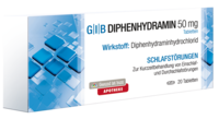 GIB Diphenhydramin 50 mg Tabletten - 20Stk - Unruhe & Schlafstörungen