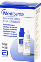 MEDISENSE Kontr.Lsg.Gluk.+Ketone H/L - 2Stk