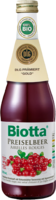 BIOTTA Bio Preiselbeer Plus Saft - 500ml - Vitamindrinks