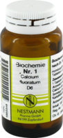 BIOCHEMIE 1 Calcium fluoratum D 6 Tabletten - 100Stk