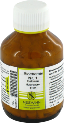 BIOCHEMIE 1 Calcium fluoratum D 12 Tabletten - 400Stk