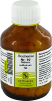 BIOCHEMIE 10 Natrium sulfuricum D 6 Tabletten - 400Stk