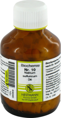 BIOCHEMIE 10 Natrium sulfuricum D 6 Tabletten - 400Stk