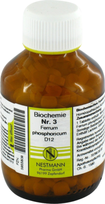 BIOCHEMIE 3 Ferrum phosphoricum D 12 Tabletten - 400Stk