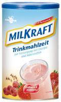 MILKRAFT Trinkmahlzeit Erdbeere-Himbeere Pulver - 480g - Aufbaunahrung