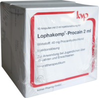 LOPHAKOMP Procain 2 ml Injektionslösung - 20X2ml