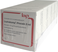 LOPHAKOMP Procain 2 ml Injektionslösung - 50X2ml