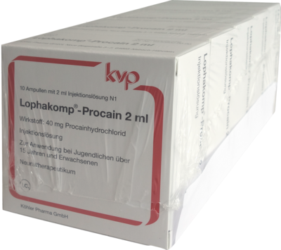 LOPHAKOMP Procain 2 ml Injektionslösung - 50X2ml