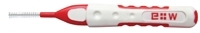 EDELWHITE pro Interdent.Bür.S 0,5-2,4 mm rot - 6Stk