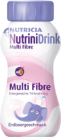 NUTRINIDRINK MultiFibre Erdbeergeschmack - 32X200ml - Nahrungsergänzung