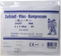 ZELLSTOFF VLIES Kompressen steril 10x10 cm - 5X2Stk