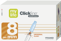 MYLIFE Clickfine AutoProtect Pen-Nadeln 8 mm 29 G - 100Stk