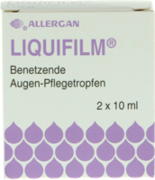 LIQUIFILM Benetzende Augen Pflegetropfen - 2X10ml - Trockene Augen