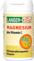 MAGNESIUM+VITAMIN C 180 mg/Tag Kapseln - 90Stk