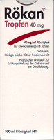 RÖKAN Tropfen 40 mg - 100ml - Stärkung für das Gedächtnis