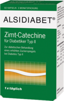 ALSIDIABET Zimt-Catechine f.Diab.Typ II 1xtägl.Kps - 60Stk - Diabetikernahrungsergänzung