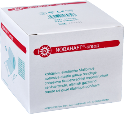 NOBAHAFT Crepp kohäsive Mullbinde 6 cmx20 m - 1Stk