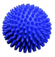 MASSAGEBALL Igel 10 cm blau - 1Stk