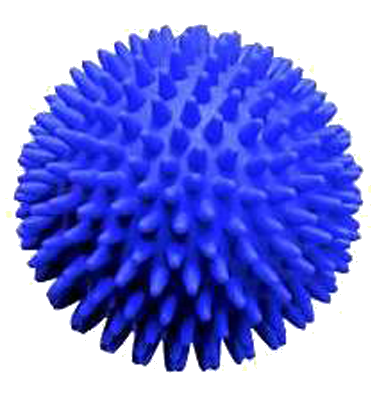 MASSAGEBALL Igel 10 cm blau - 1Stk