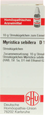 MYRISTICA SEBIFERA D 12 Globuli - 10g