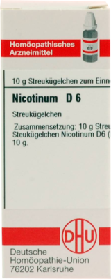 NICOTINUM D 6 Globuli - 10g
