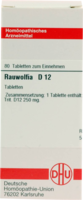 RAUWOLFIA D 12 Tabletten - 80Stk
