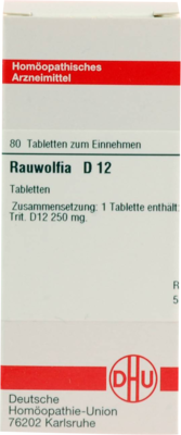 RAUWOLFIA D 12 Tabletten - 80Stk
